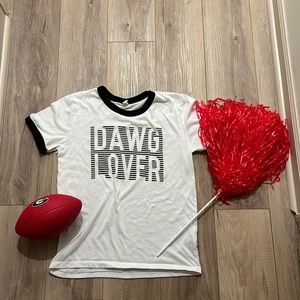 UGA inspired tee ❤️🖤🐾🏈